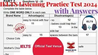IELTS Listening Actual Test 2024 with Answers | 08.10.2024