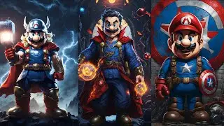 🔥 Superheroes But Super Mario 🔥 All Characters