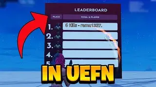 Leaderboard in Fortnite Creative (UEFN)