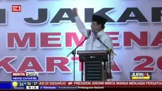 Prabowo Minta Kader Gerindra Kerja Keras Menangkan Anies-Sandi