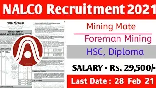 NALCO Recruitment 2021| All India Engineering Jobs