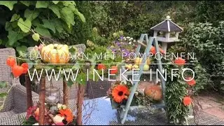 Lantaarn met pompoenen, herfstlantaarn