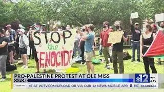 Pro-Palestine protest held on Ole Miss campus