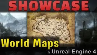 [SHOWCASE] WORLD MAP SYSTEM in Unreal Engine 4