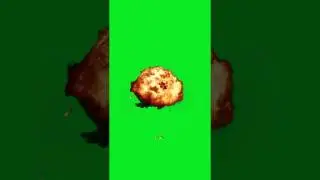 Explosion - Green Screen