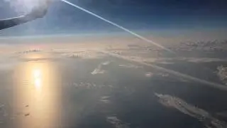 Инверсионный след. Красота!