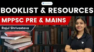 Book list for MPPSC Prelims and Mains | Rajul Shrivastava | Let's Crack MP Exams