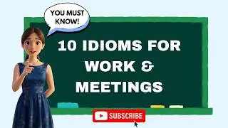 10 Business Idioms for Work, Meetings & Emails | English Vocabulary Lesson