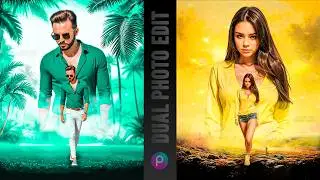 Efeito Dual Foto - Como Editar e Usar o PicsArt - Double Photo Editing Tutorial in PicsArt