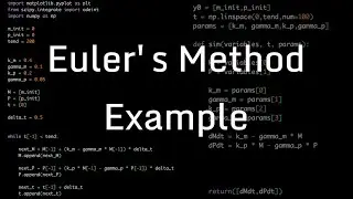 Euler's Method in Python: Gene Expression Example