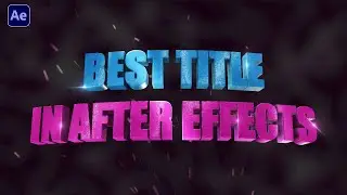 3D Text Title After Effects and Element 3D | Hindi Tutorials