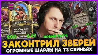 АБУЗНЫЕ СВИНОБРАЗЫ В НОВОМ ПАТЧЕ КОНТРЯТ ИМБОВЫХ БИСТОВ! [ Fritterus / Hearthstone: Поля Сражений ]