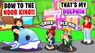 This NOOB Stole Our *MEGA NEON DOLPHIN!* His Evil Plan SHOCKED US! (Roblox Adopt Me)
