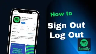 How To Sign Out From Spotify App | Log Out Spotify