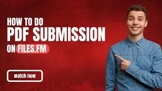 How To Do PDF Submission On Files.fm | Free PDF Submission Website