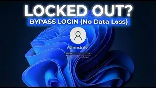 How to bypass Windows 11 login! (NO DATA LOSS!)