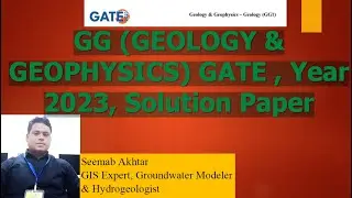 Year 2023 GG (GEOLOGY &GEOPHYSICS) GATE , Solved  Paper Question 1 to 39 #gate2024 #exam #geology