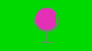 Animated Mirror Green Screen