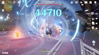 C0R1 Ayaka Burst + Yelan Passive Test (500k+ Total DMG)
