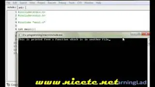 include Pre Processor Directive with  C Programming Video Tutorial