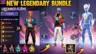 NEW LEGENDARY BUNDLE FREEFIRE UNTAMED FLAME BUNDLE FREEFIRE NEW EVO BUNDLE