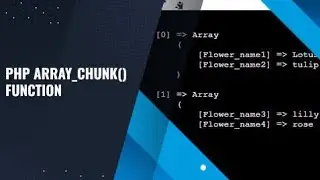 PHP | Array Chunk Function