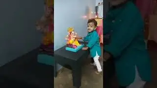 Dhyan Dhare Mera Mann #ye aiee devbappa aale#viral #cute #ganesh