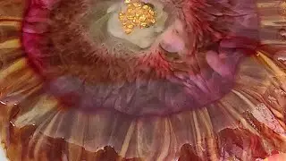 My BEST Flower Fushion yet!! The details are insane! #diycrafts #abstractart #handmade