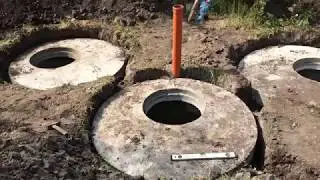 Канализация из бетонных колец