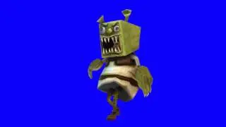 Imposter Shrek walk animated right chroma