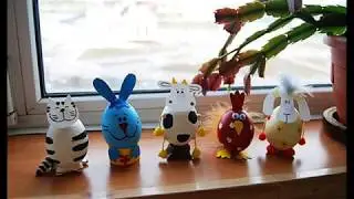поделки из яиц или яичной скорлупы / поделки своими руками