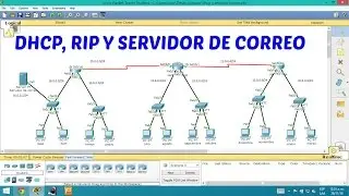 Tutorial Packet Tracer Configurar DHCP, Rip y Servidor de Email