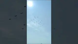 Centenario Aeronautica Militare. Passaggio in formazione 100