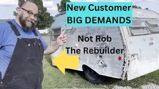 EP395  Meet our new customer from California with is vintage camper demands