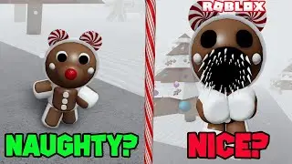 Gingerbread Cookie Teddy Jumpscare!!! Roblox Piggy The Result of Isolation Winter Wonderland