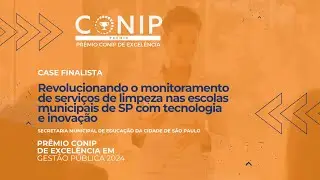 Case Finalista do Prêmio CONIP de Excelência 2024 - Monitoramento de serviços de limpeza