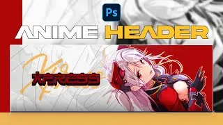 PS Tutorial: 1 Minute Anime Banner in Photoshop