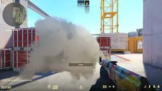 CS2 - Vertigo - A Site - Default Smoke From Ramp