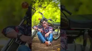 Pose on Bike #shorts #photography #explore #viral