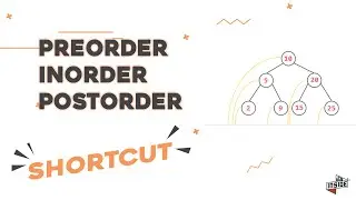 Preorder, Inorder & Postorder Tree Traversal Shortcut