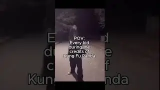 Kids During the credits of KFP #kungfupanda #meme #coolbeans