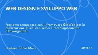 web design - introduzione a GlisWeb