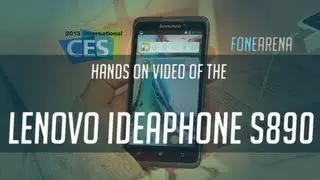 Lenovo IdeaPhone S890 Hands On