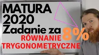 MATURA 2022 2023 Równanie trygonometryczne zadanie za 8% PEWNIAK MATEMATYKA ROZSZERZONA