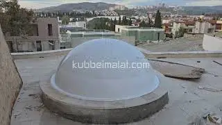 Işık Geçirgen Çatı Kubbesi Beyaz