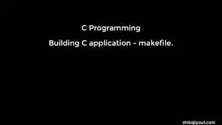 makefile for C program - separating header and implementation.