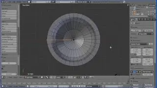 Blender 2.5 Tutorial Making a Model of a Goblet Using the Spin Tool (Lathe Operation) Old Version