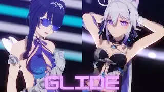 【Honkai Impact MMD】Mei x Kiana Summer Outfit | Glide