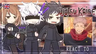 Jujutsu Kaisen React To Villain Itadori Yuji Future | Angst | Manga spoiler | JJK | Gacha Club