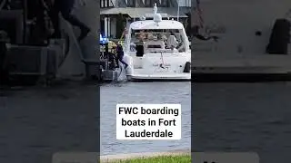 Make sure your boat is in order #fwc #floridawildlife #fortlauderdale #boats #riverboats